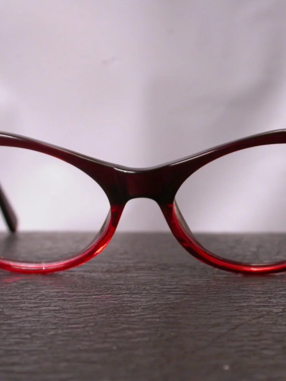 Spectacle Eyeworks Vandana Bright Red Clear Eyeglasses Frames Made in Canada